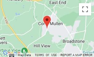 google map image of salon location